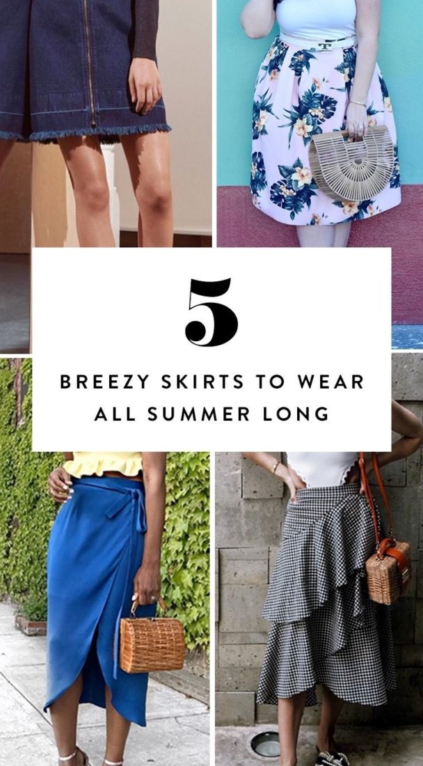 Life Hacks : 5 Breezy Skirts to Wear All Summer - Destionation DIY ...